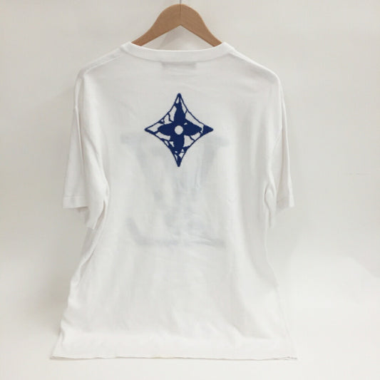 AUR LV SKI Short Sleeve Cotton Crewneck Knit Size L