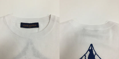AUR LV SKI Short Sleeve Cotton Crewneck Knit Size L