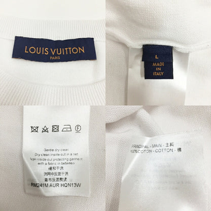 AUR LV SKI Short Sleeve Cotton Crewneck Knit Size L