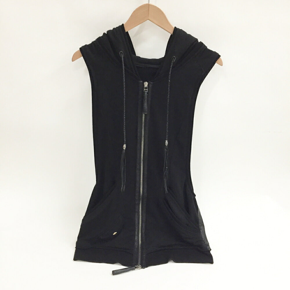 KMRii Sleeveless Black Hoodie
