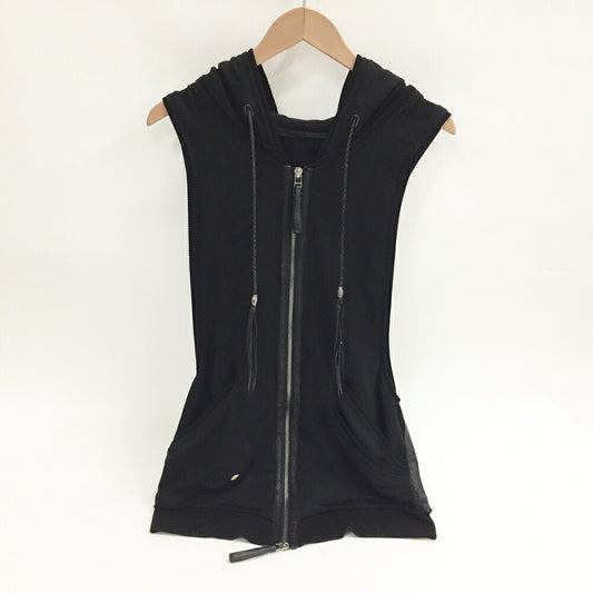 KMRii Sleeveless Black Hoodie