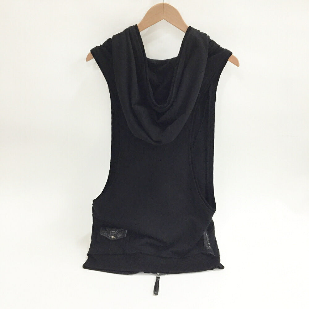 KMRii Sleeveless Black Hoodie