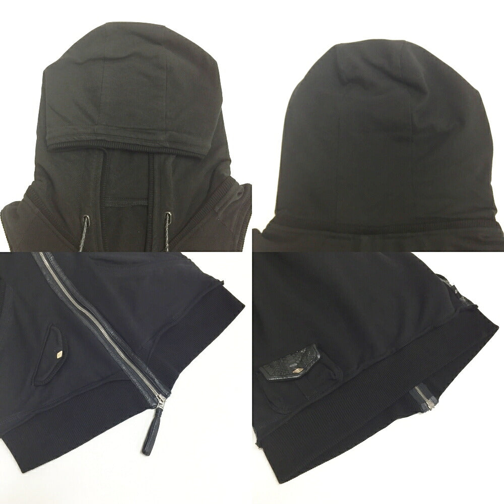 KMRii Sleeveless Black Hoodie