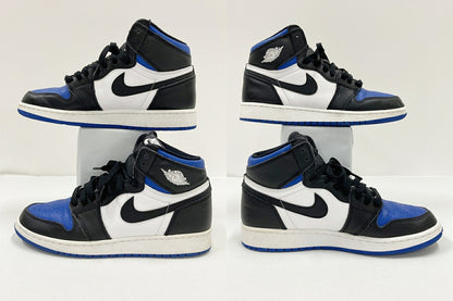 NIKE Air Jordan 1 Retro High OG Toe" Sneakers Size 25cm