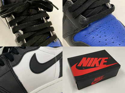 NIKE Air Jordan 1 Retro High OG Toe" Sneakers Size 25cm