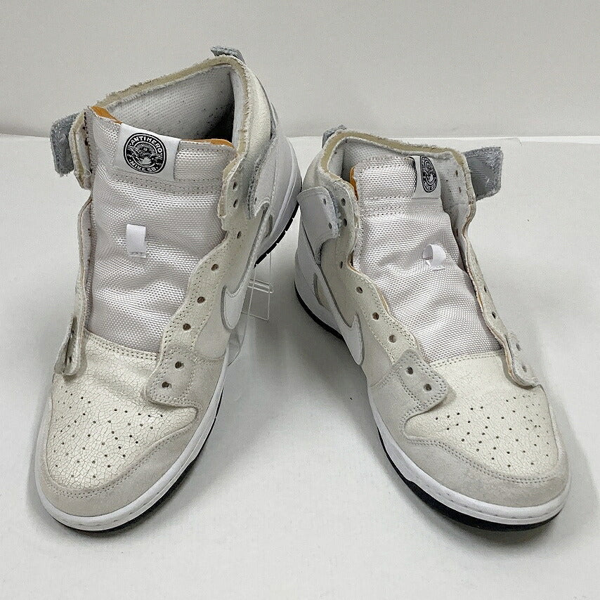 ANTI HERO x Nike SB Dunk High QS White Sneakers Size 28cm