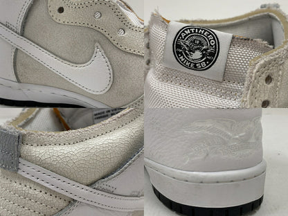 ANTI HERO x Nike SB Dunk High QS White Sneakers Size 28cm
