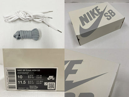 ANTI HERO x Nike SB Dunk High QS White Sneakers Size 28cm