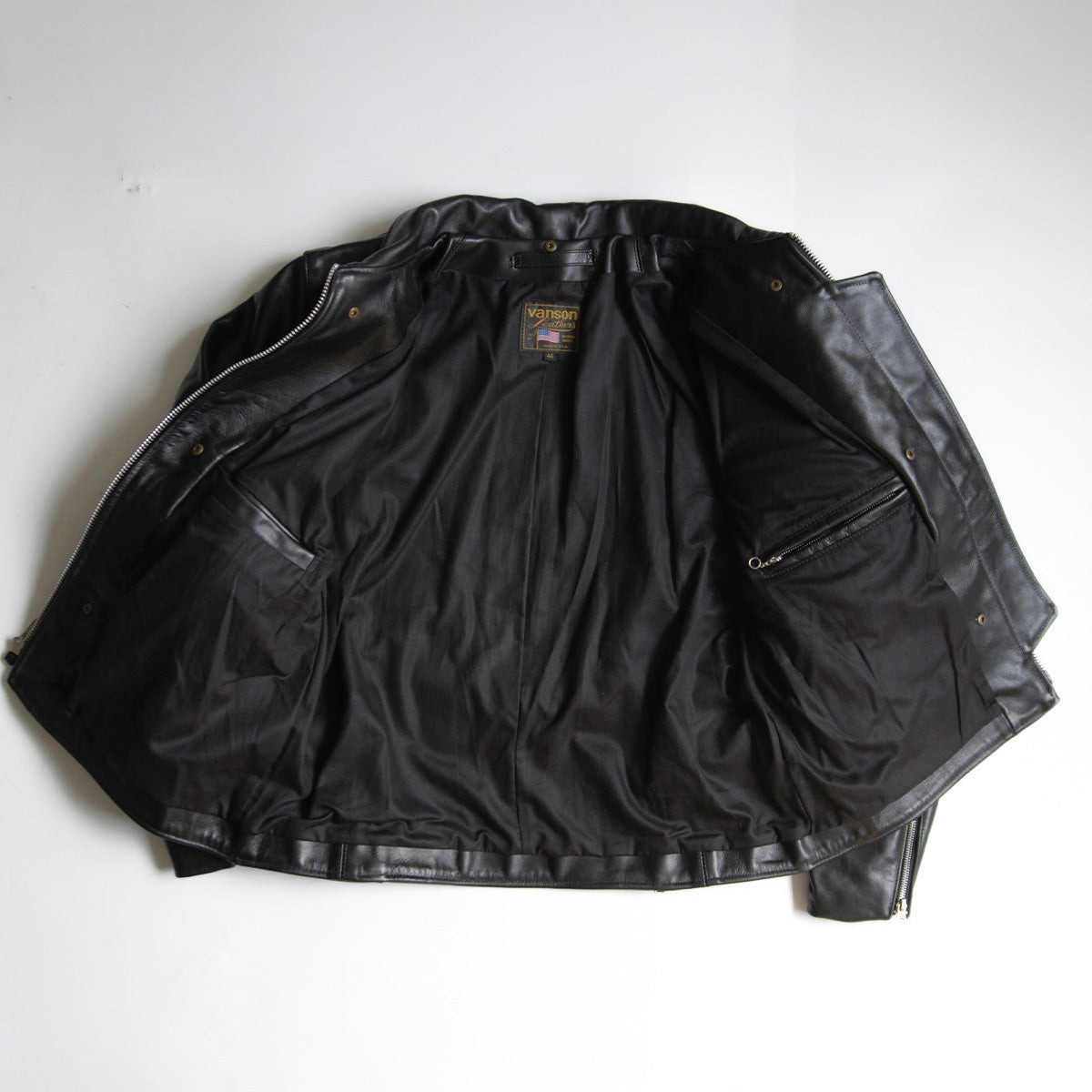 VANSON Cafe Racer Jacket Size 46