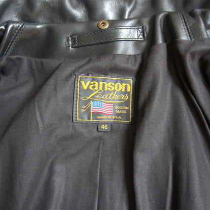 VANSON Cafe Racer Jacket Size 46