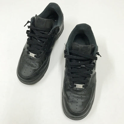 Supreme x Nike Air Force 1 Low Black Sneakers Size 26