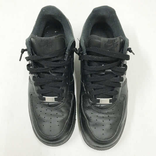 Supreme x Nike Air Force 1 Low Black Sneakers Size 26