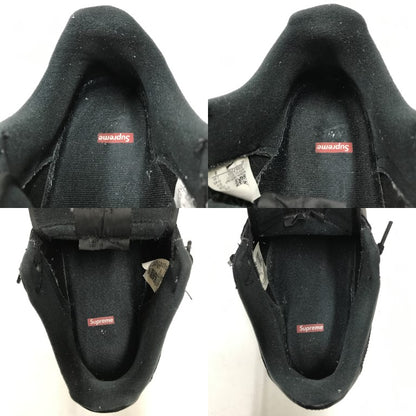 Supreme x Nike Air Force 1 Low Black Sneakers Size 26