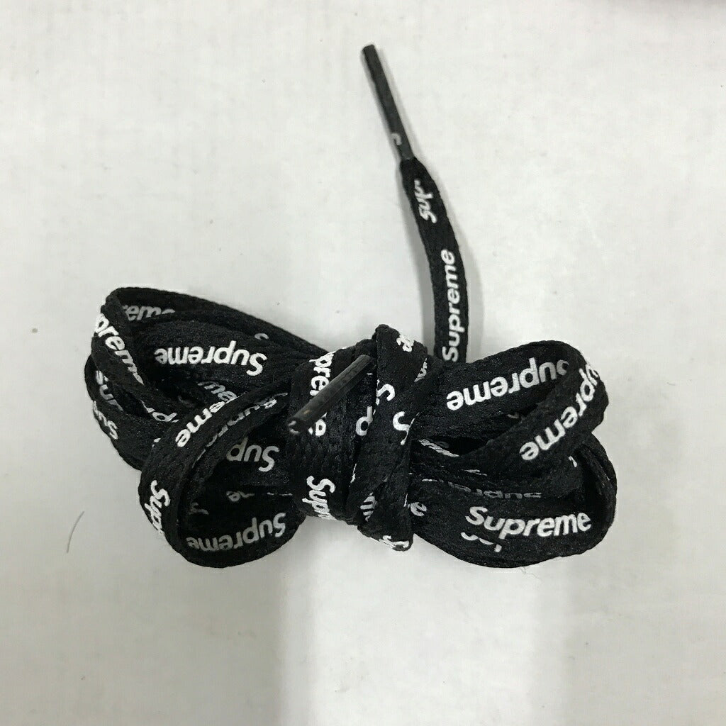 Supreme x Nike Air Force 1 Low Black Sneakers Size 26