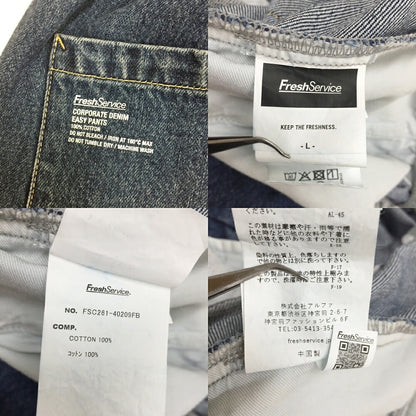 FreshService Corporate Denim Easy Pants Blue Size L