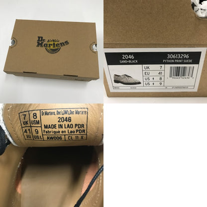 Dr.Martens Python Suede 5-Hole Shoes Sneakers Size 26
