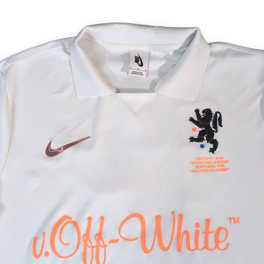 OFF-WHITE 18SS x Nike Football Jersey White Shirt Size M