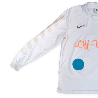 OFF-WHITE 18SS x Nike Football Jersey White Shirt Size M