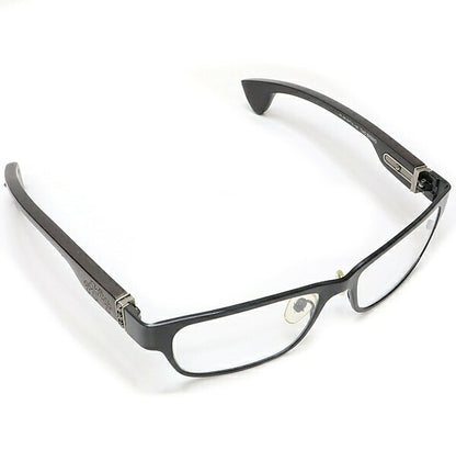 CHROME HEARTS THO BRIWG Eyeglasses Black/Brown Size ONE SIZE