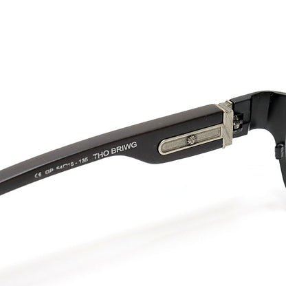 CHROME HEARTS THO BRIWG Eyeglasses Black/Brown Size ONE SIZE