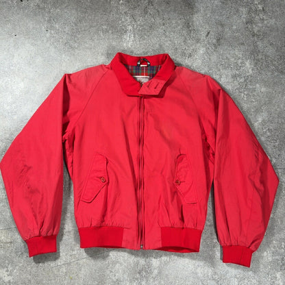 BARACUTA 80s G9 Harrington Jacket Red England-made Size 40