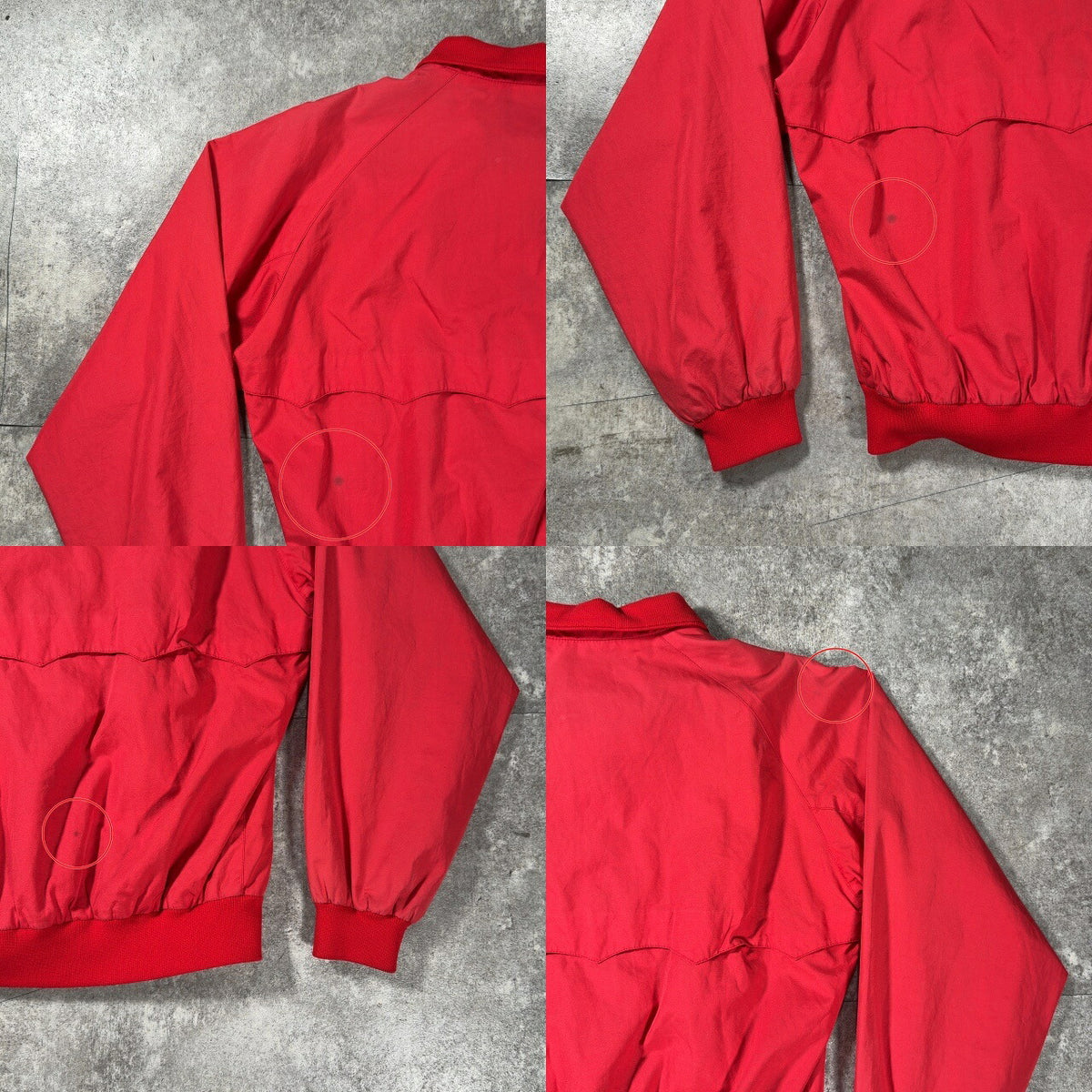 BARACUTA 80s G9 Harrington Jacket Red England-made Size 40