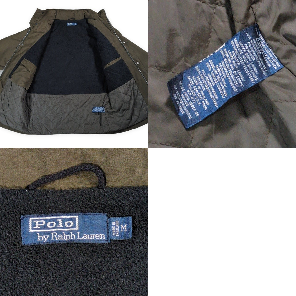 Polo by Ralph Lauren 90s Hooded Mountain Jacket Green Size M