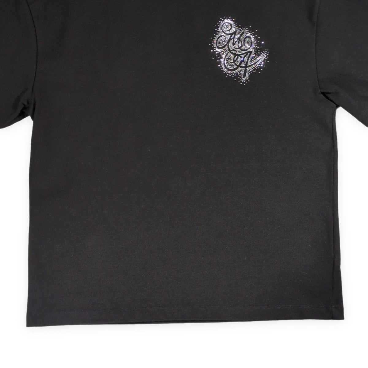 AMIRI Crystal Burst Logo Cotton T-Shirt in Italy Size M