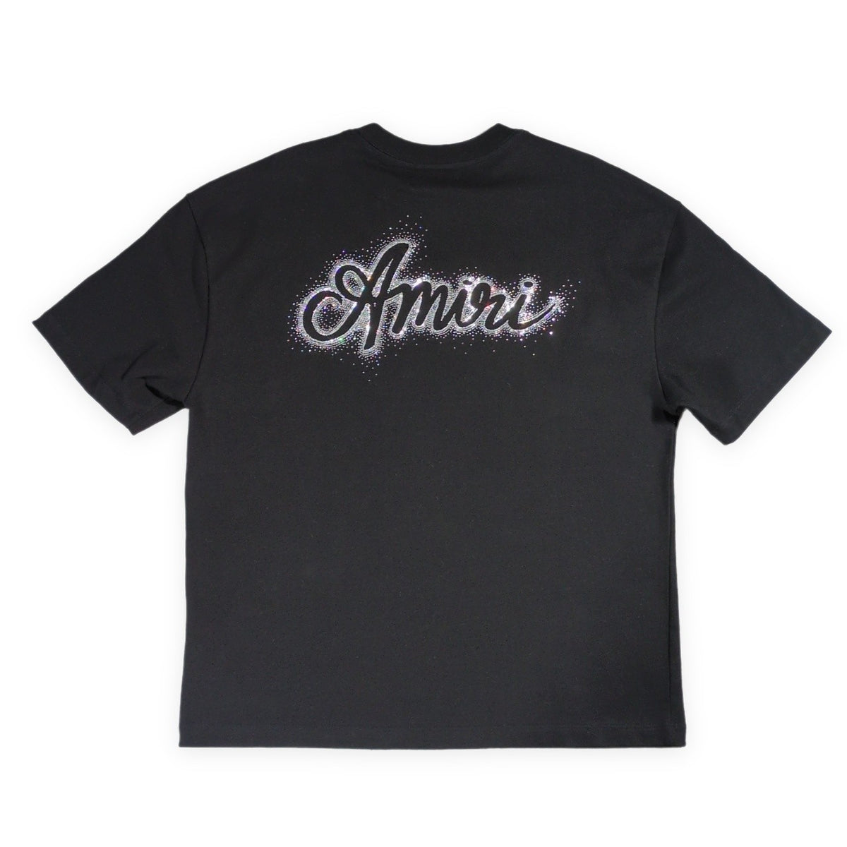 AMIRI Crystal Burst Logo Cotton T-Shirt in Italy Size M