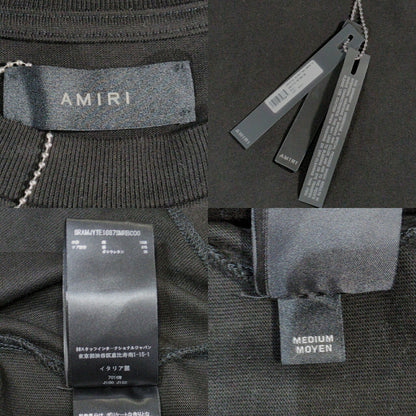 AMIRI Crystal Burst Logo Cotton T-Shirt in Italy Size M
