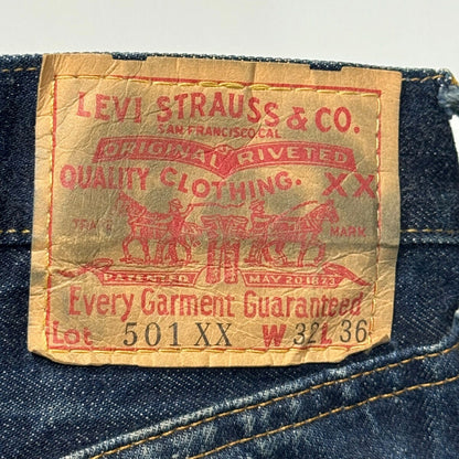 LEVI'S 90s 501XX Selvedge Jeans Blue Size W30