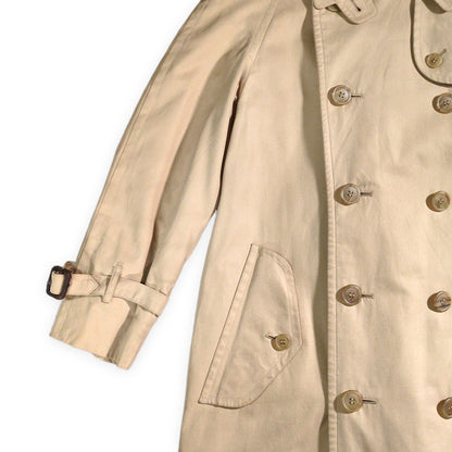 Burberrys' 90s Vintage White Tag Trench Coat Beige Size M