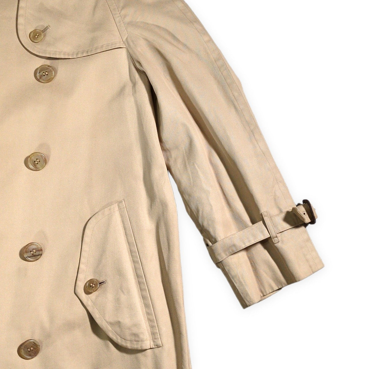 Burberrys' 90s Vintage White Tag Trench Coat Beige Size M