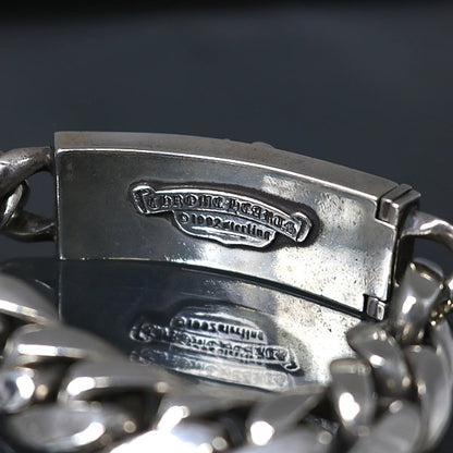 CHROME HEARTS Old Dagger ID Sapphire Bracelet Size ONE SIZE