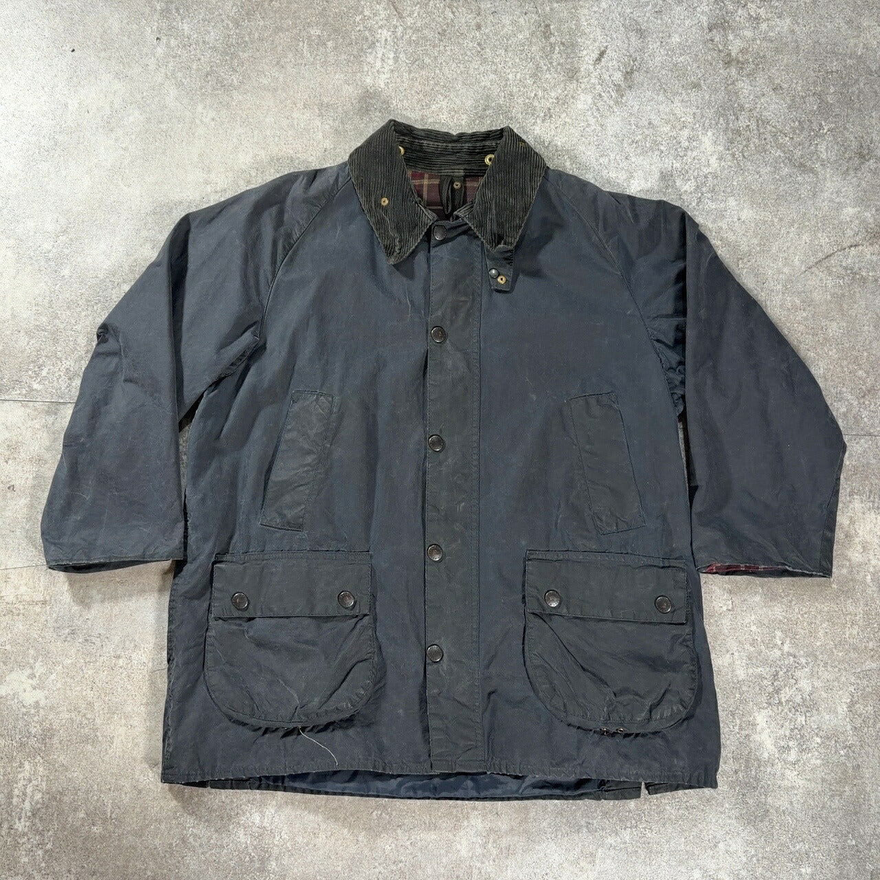 Barbour BEDALE 90s 3-Warrant Oiled Jacket Black
