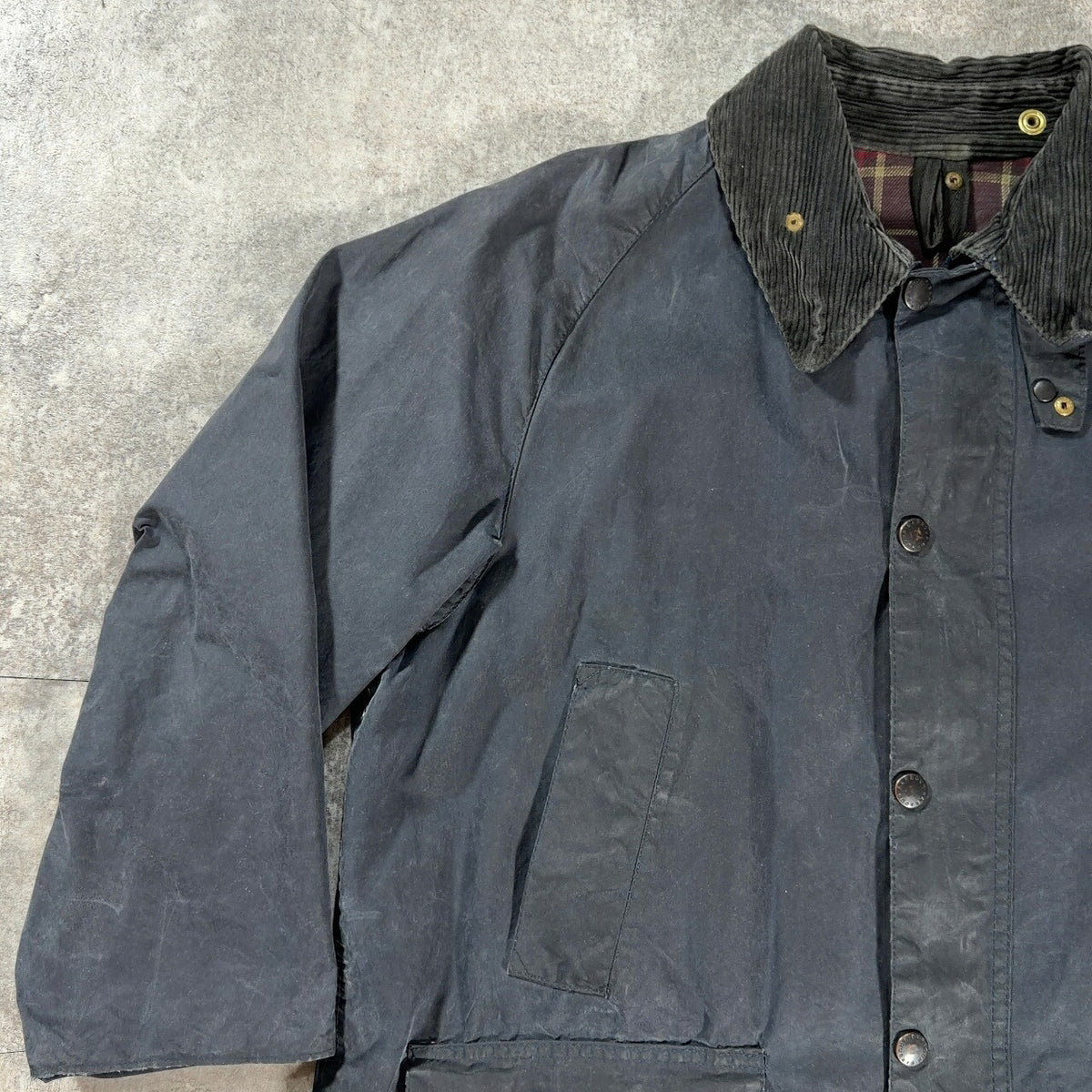 Barbour BEDALE 90s 3-Warrant Oiled Jacket Black