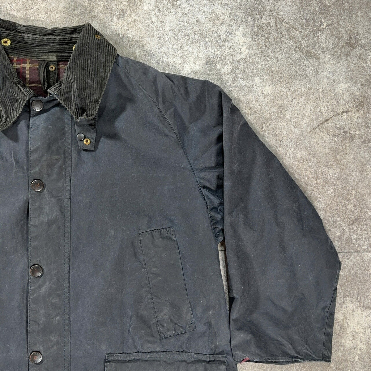 Barbour BEDALE 90s 3-Warrant Oiled Jacket Black