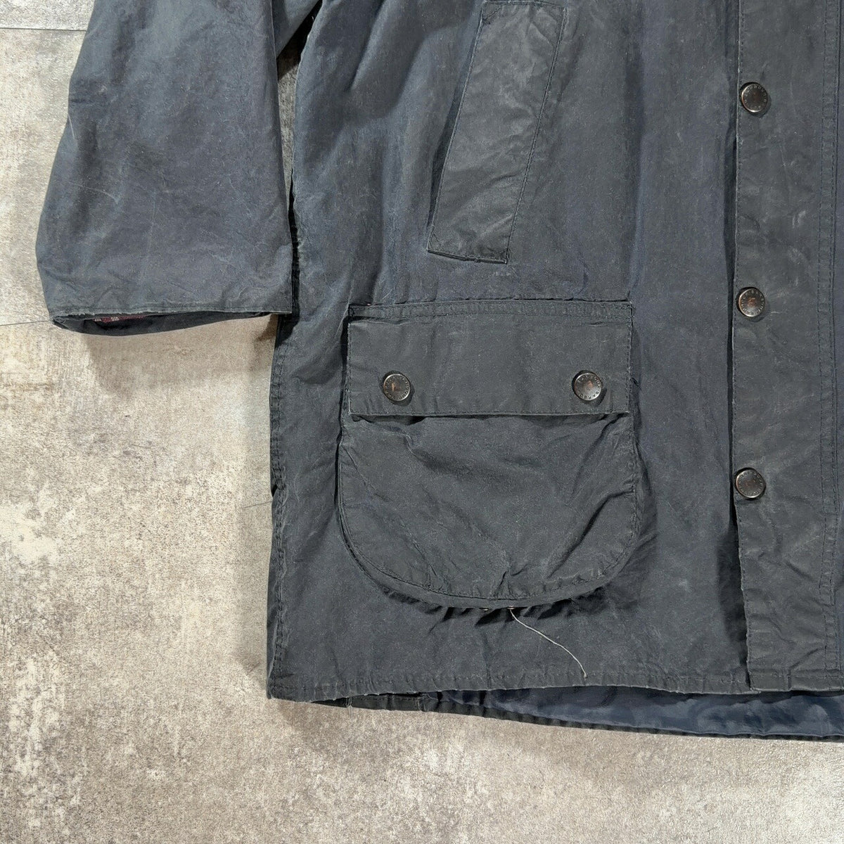 Barbour BEDALE 90s 3-Warrant Oiled Jacket Black