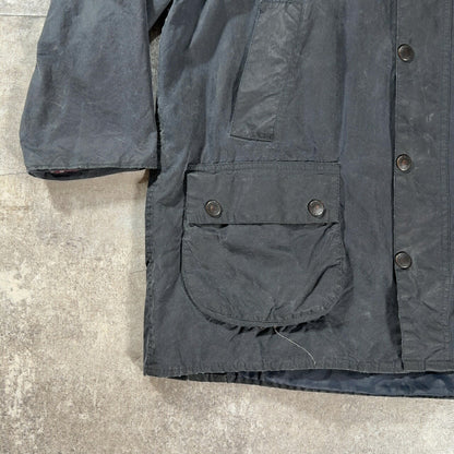 Barbour BEDALE 90s 3-Warrant Oiled Jacket Black