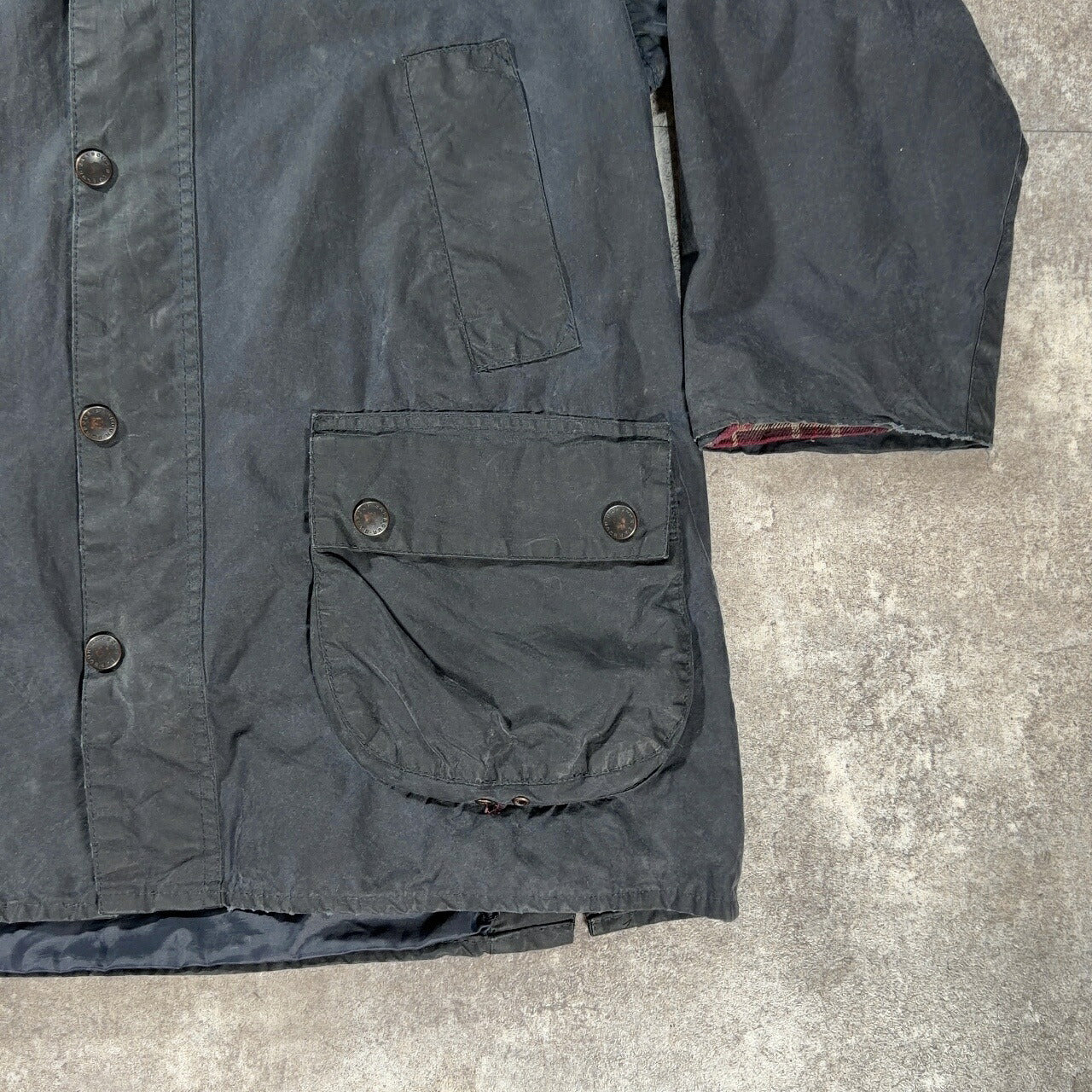 Barbour BEDALE 90s 3-Warrant Oiled Jacket Black