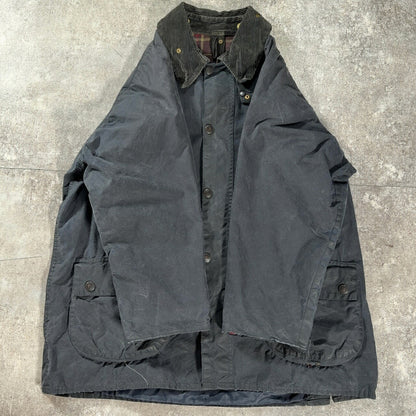 Barbour BEDALE 90s 3-Warrant Oiled Jacket Black