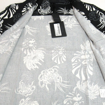 BAPE BLACK A BATHING APE Hawaiian Camp Shirt Black Size M