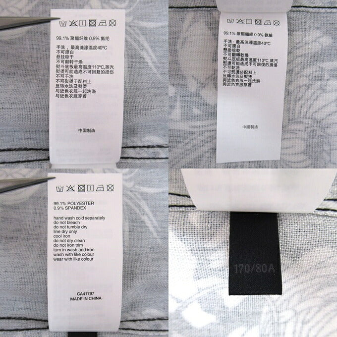BAPE BLACK A BATHING APE Hawaiian Camp Shirt Black Size M