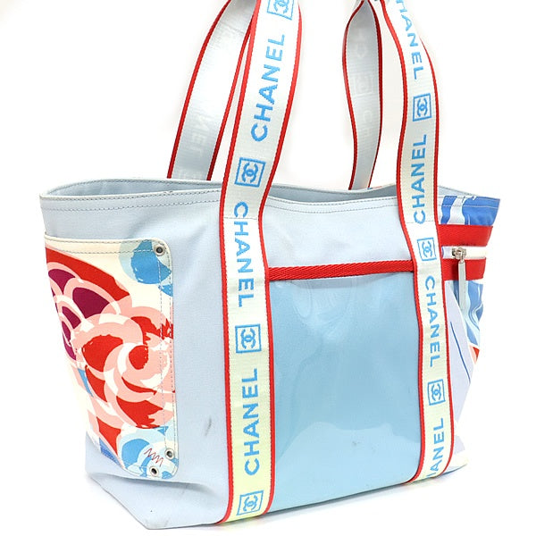 CHANEL Chanel Sport Surf Line Canvas Tote Bag Size ONE SIZE
