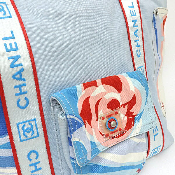 CHANEL Chanel Sport Surf Line Canvas Tote Bag Size ONE SIZE