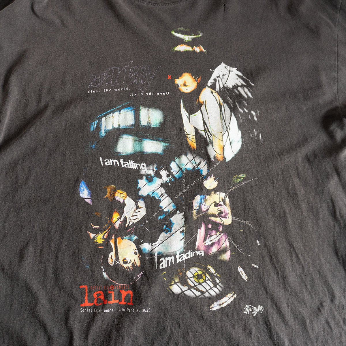 2DFANTASY lain US BOOTLEG Tee T-Shirt Size XL