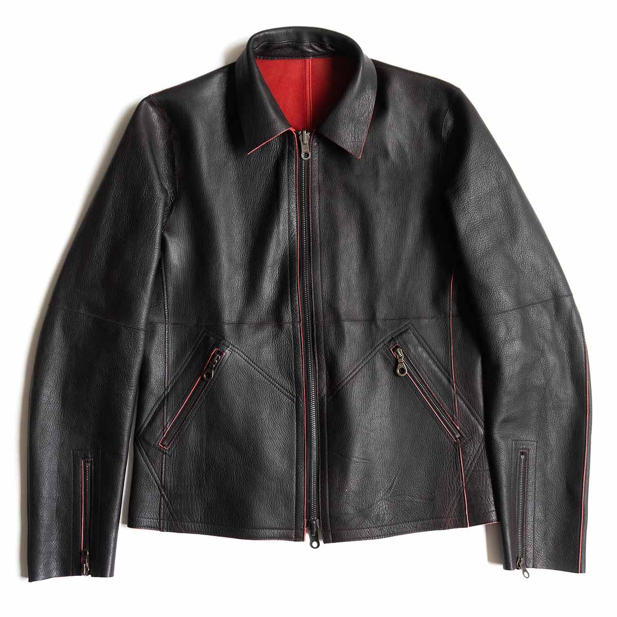 Yohji Yamamoto x Isamu Katayama Backlash Reversible leather jacket