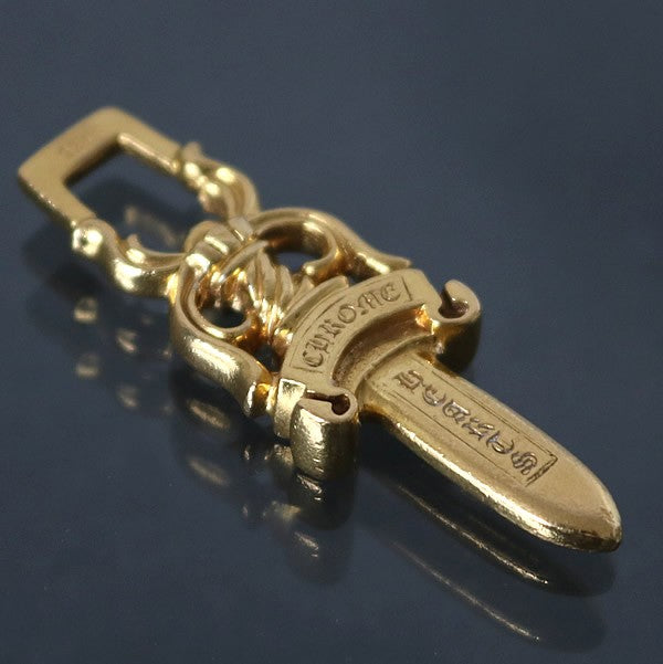 CHROME HEARTS 22K #10 Dagger Diamond Pendant Size ONE SIZE