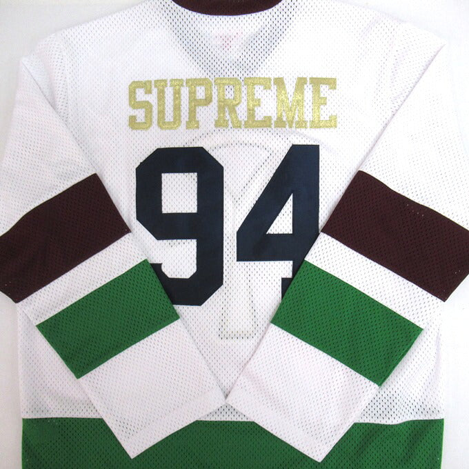 Supreme 18SS Ankh Hockey Jersey White Shirt Size L