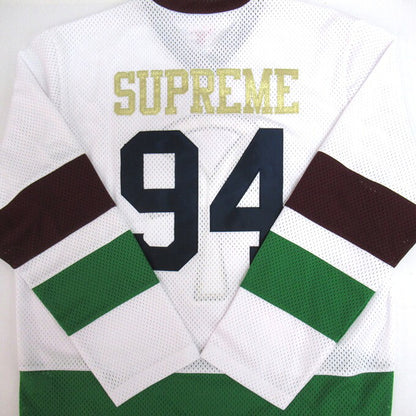 Supreme 18SS Ankh Hockey Jersey White Shirt Size L